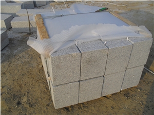G341 Grey Sesame Shandong Grey Granite Flamed Boarder Kerbstone Curbstone Roadstone