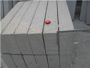 G341 Grey Sesame Shandong Grey Granite Flamed Boarder Kerbstone Curbstone Roadstone