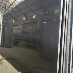 G654 China Impala Padang Dark Kobra Sesame Grey Polished Slabs Tiles