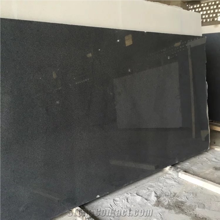 G654 China Impala Padang Dark Kobra Sesame Grey Polished Slabs Tiles