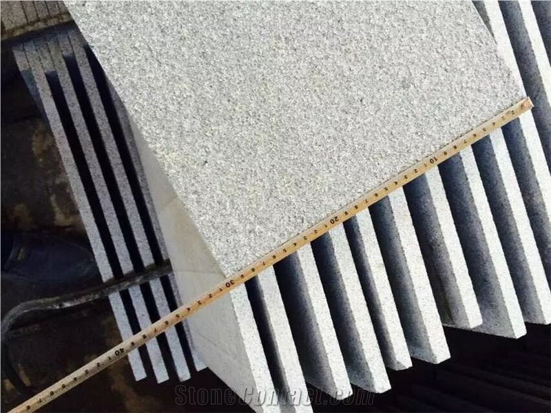 G654 China Sesame Grey Padang Dark Impala Kobra Flamed Tiles