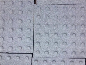 G684 China Black Basalt Fuding Black Crystal Black Tactile Blind Stone Paver