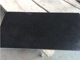 G684 China Black Basalt Fuding Black Galaxy Crystal Black Polished Slabs Tiles