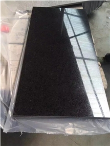 G684 China Black Basalt Fuding Black Galaxy Crystal Black Polished Slabs Tiles