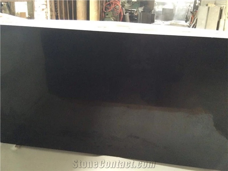G684 China Black Basalt Fuding Black Galaxy Crystal Black Polished Slabs Tiles