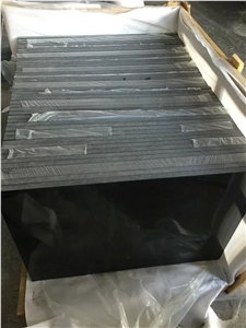 G684 China Black Basalt Fuding Black Galaxy Crystal Black Polished Slabs Tiles