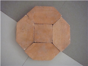 Handmade Terracotta Tiles Red Brown Yellow Round Square Rectangular Tiles