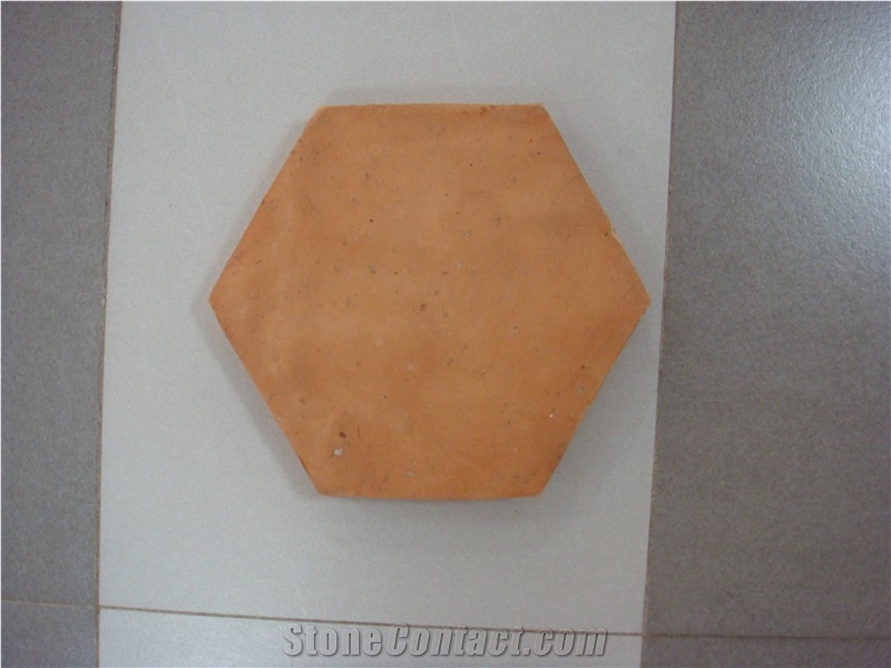 Handmade Terracotta Tiles Red Brown Yellow Round Square Rectangular Tiles