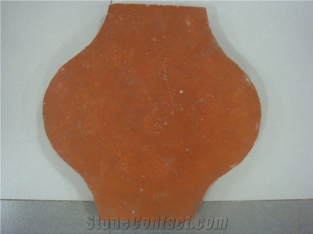 Handmade Terracotta Tiles Red Brown Yellow Round Square Rectangular Tiles