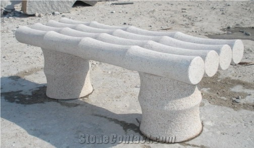 Natural Stone Granite Table Benches Garden Patio Table Sets
