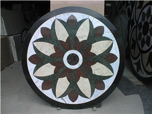 Natural Stone Marble Waterjet Medallions Patterns