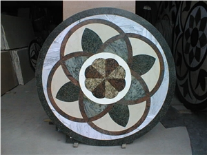 Natural Stone Marble Waterjet Medallions Patterns