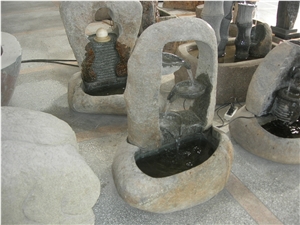 Natural Stone Water Features Scultured Fountains