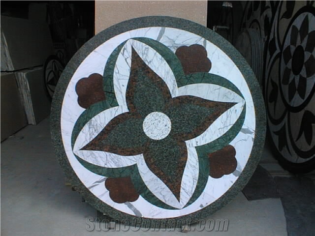 Natural Stone Waterjet Medallions Patterns