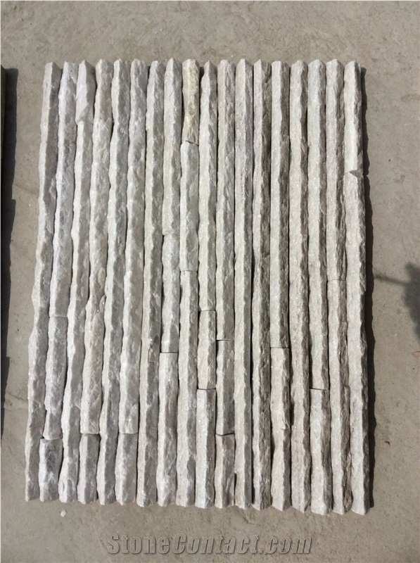 Quartzite Yellow Mixed White Marble Wall Stone Veneer, Ledge Stone, Corner Stone