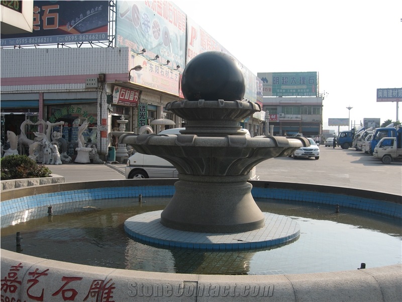 Water Features Stone Fountains Rolling Ball Fountains