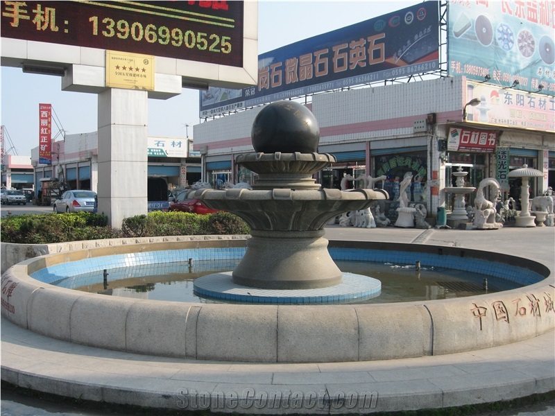 Water Features Stone Fountains Rolling Ball Fountains