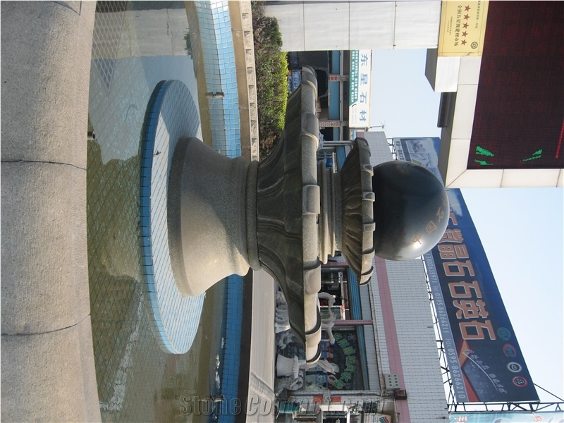 Water Features Stone Fountains Rolling Ball Fountains