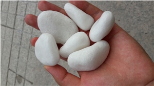 White Pebble Gravel River Stone