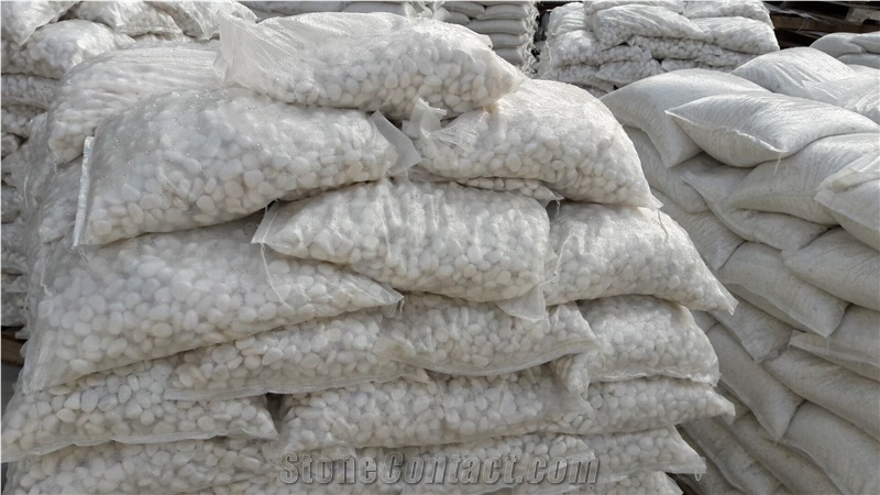 White Pebble Stone River Stone Polished Pebbles