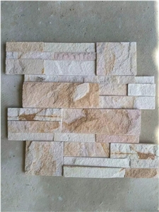 Yellow Sandstone Veneer Wall Stone, Ledge Stone,Cultured Stone