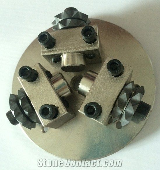 125mm3 Roller Granite Rotary Bush Hummer