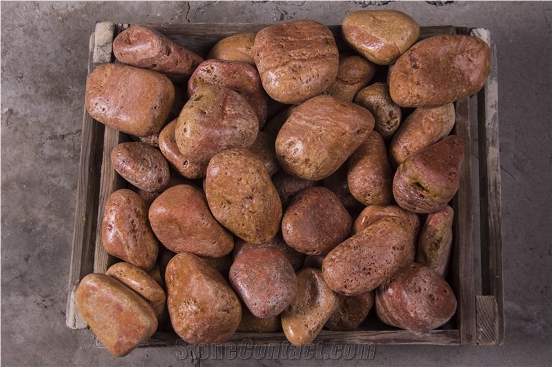 Travertine Pebbles Tumbled