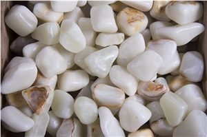 Travertine Pebbles Tumbled