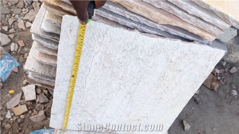 White Quartzite Tiles & Slabs, Floor Covering Tiles, Walling Tiles