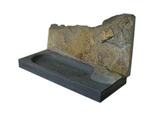 Pietra Di Matraia Sandstone Shower Tray, Grey Sandstone Trays