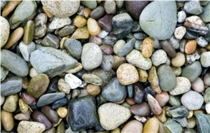 Multicolored Beach Pebbles