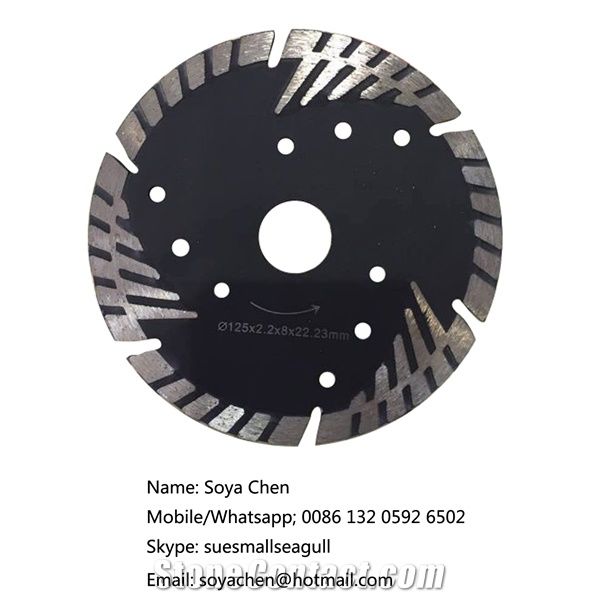Diamond Turbo Segmented Saw Blade with Side Protection