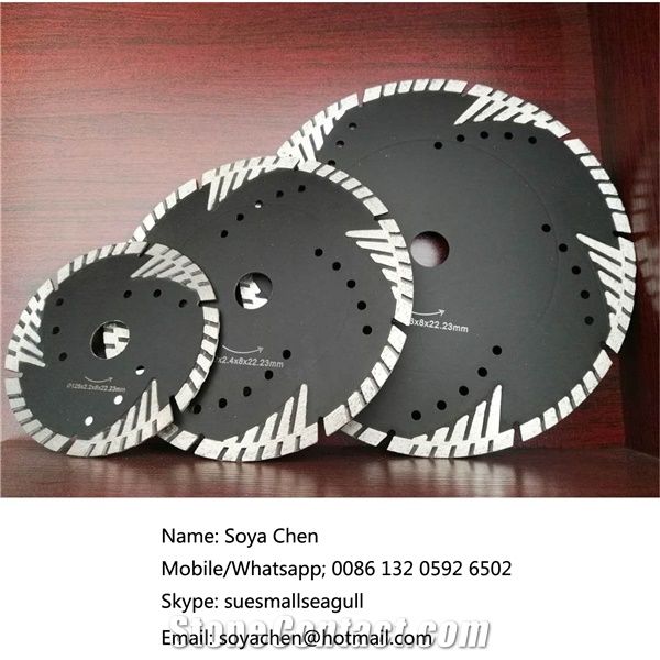 Diamond Turbo Segmented Saw Blade with Side Protection
