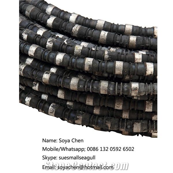 Granite Quarry Diamond Wire for Bench Cuts
