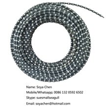 Vacuum Brazed Diamond Wire Saw and Beads for Stone Cutting