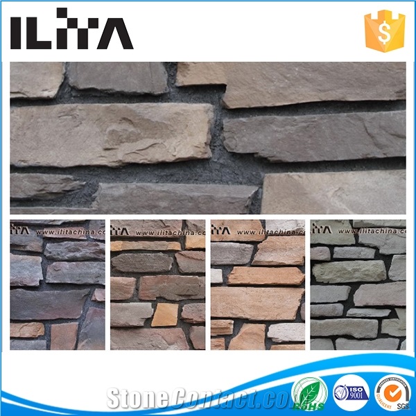 Durable Modeling Artificial Stone Veneer Cultured Stone Wall Stone