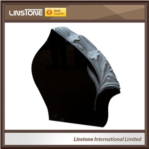 Absolute Black Granite Headstones for Tombstone