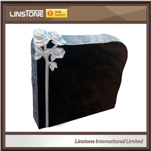 Absolute Black Granite Headstones for Tombstone