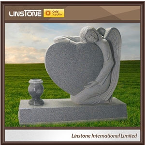 Tombstone Headstones with Vases for Graves