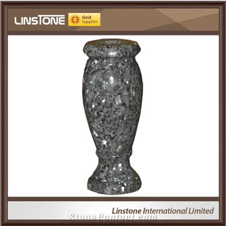 Tombstone Headstones with Vases for Graves