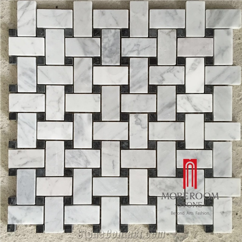 Marble Mosaic Modern Waterjet Tiles Medallion Wall Design