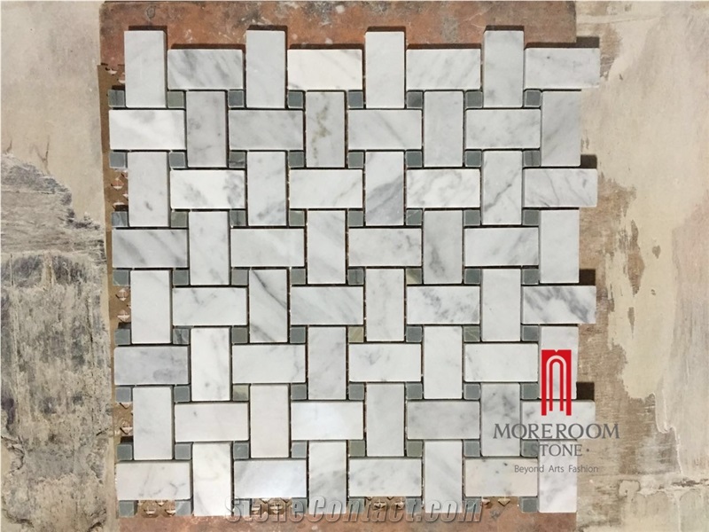 Marble Mosaic Modern Waterjet Tiles Medallion Wall Design