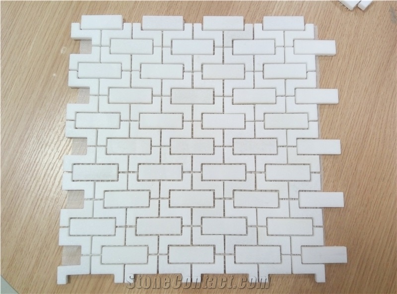 Marble Mosaic Modern Waterjet Tiles Medallion Wall Design