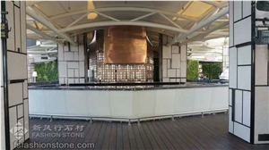 Techno Glass/ Jade Translucent Glass for Reception Tops/Display Desk/Tabletops