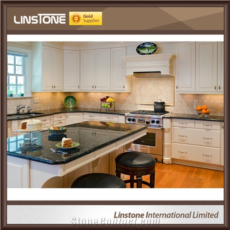 Solid Surface Volga Bule Granite Kitchen Countertop