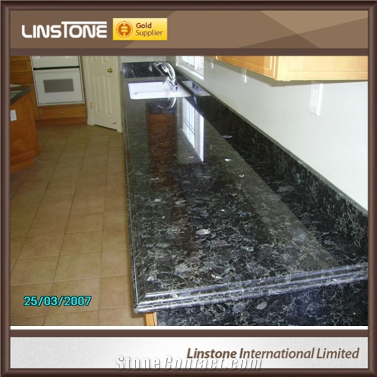 Solid Surface Volga Bule Granite Kitchen Countertop