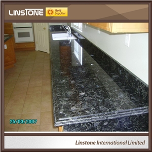 Solid Surface Volga Bule Granite Kitchen Countertop