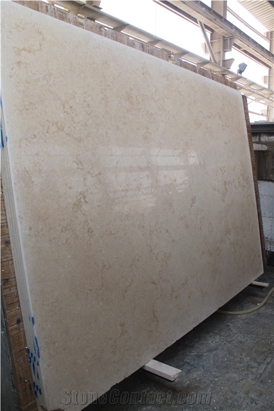 Egyptian Sunny Marble Tiles & Slabs, Beige Polished Flooring Tiles, Walling Tiles