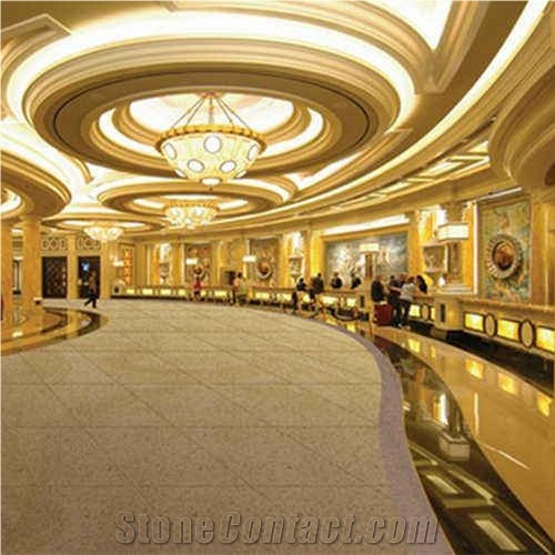 Almond Brown Color Quartz Stone Floor and Wall Surfaces for Residential and Commercial Use with High Compression Strength Made from Guangdong China Custom Size