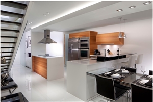 Engineered Quartz Surface Polished Quartz Stone for Bathroom Used for Countertop Worktop , High Quality from China